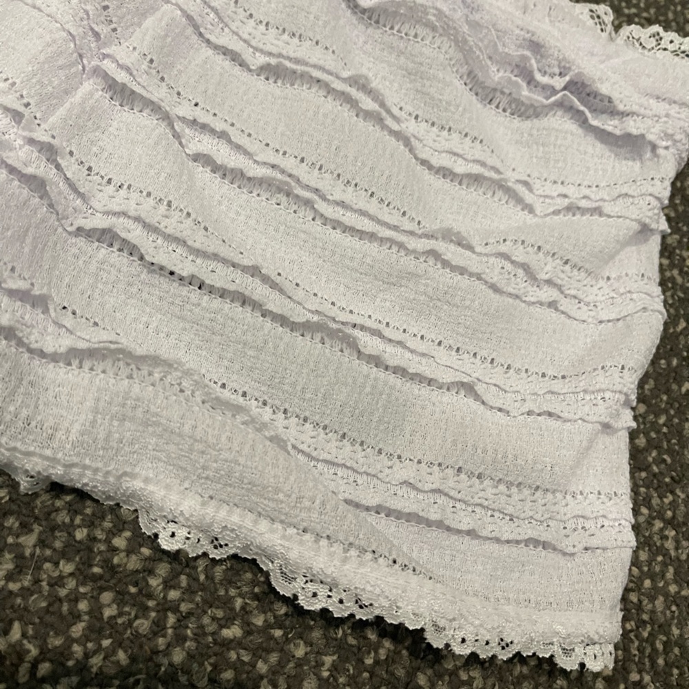 J For Justify White Lace Hot Shorts - Picture 7 of 7